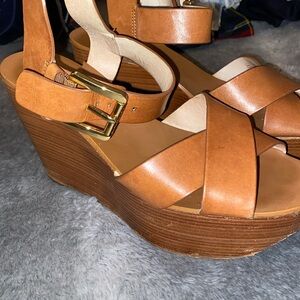 Michael Kors chunky sandals size 8 womans